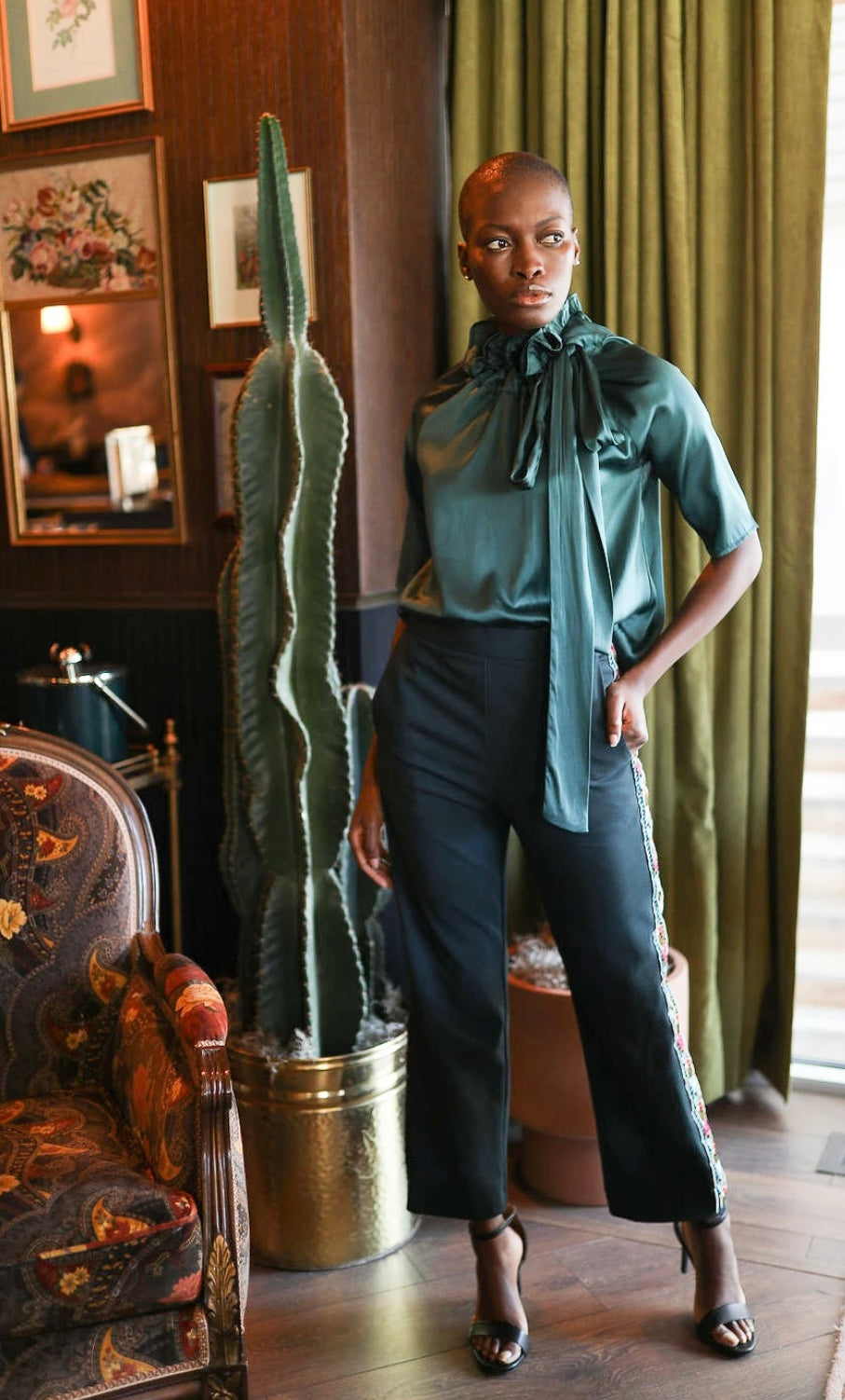 Saint and Sinner Top in Jade