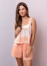 Load image into Gallery viewer, Coral Sands Ocean Tie Dye Tank
