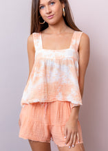 Load image into Gallery viewer, Coral Sands Ocean Tie Dye Tank
