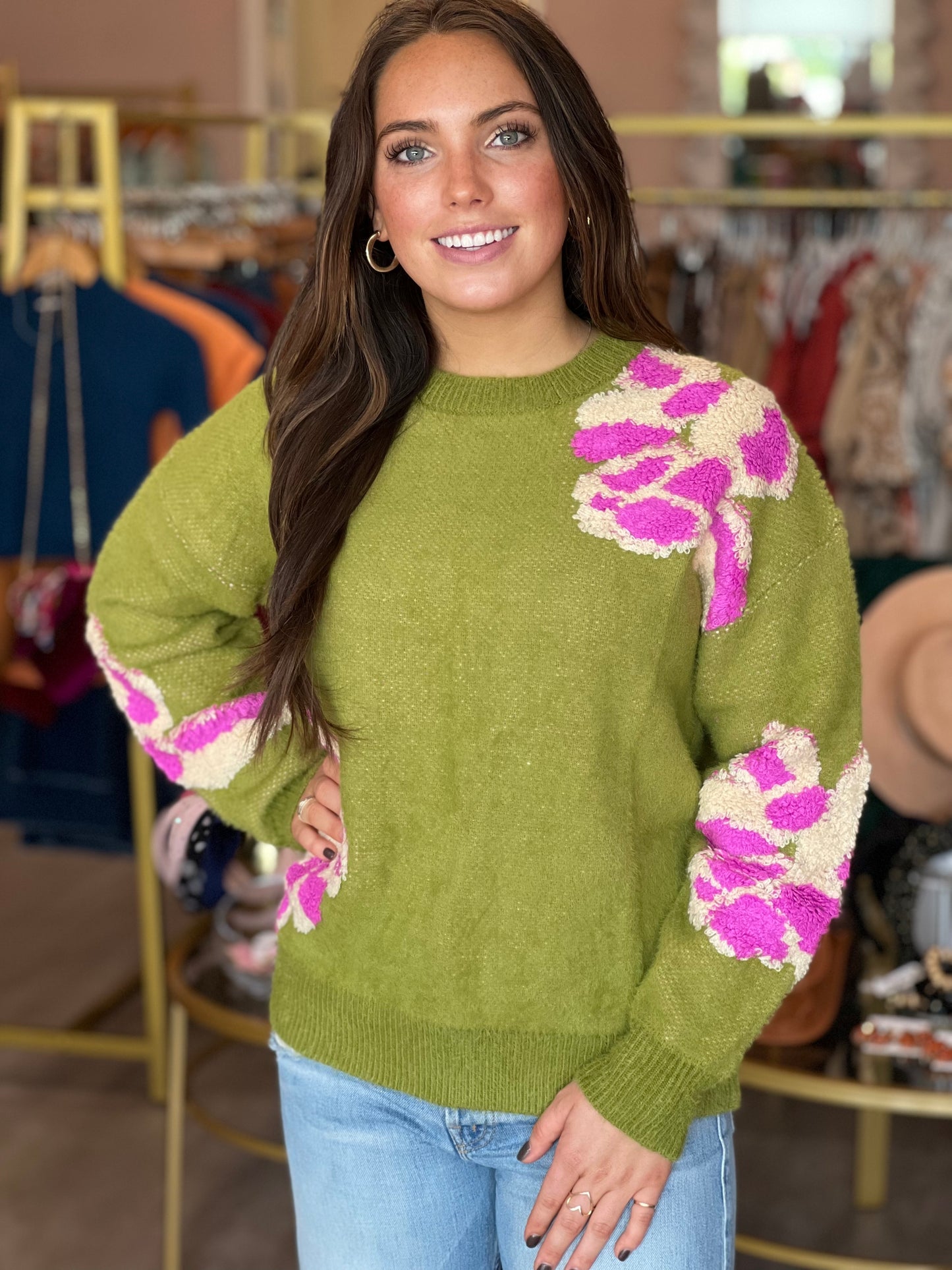 Ulyssia Sweater in Olive
