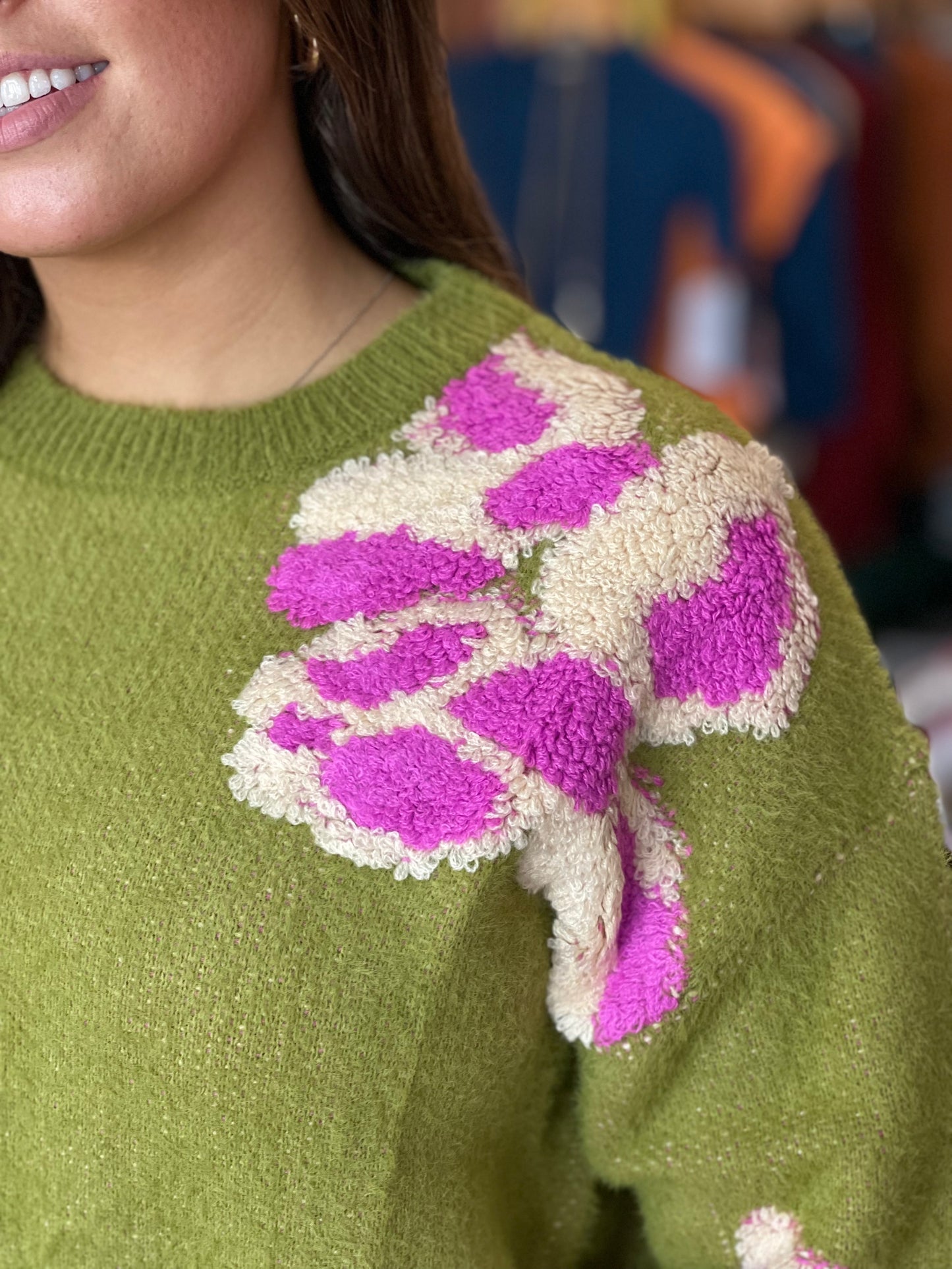 Ulyssia Sweater in Olive
