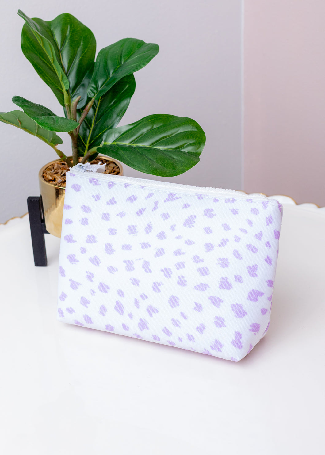 Spot On Cosmetic Bag in Lavender