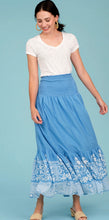 Load image into Gallery viewer, Izzy Skirt Dress in Garden Gate Sky
