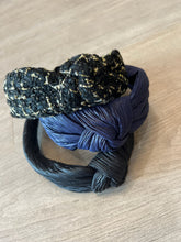 Load image into Gallery viewer, Navy Knotted Headband
