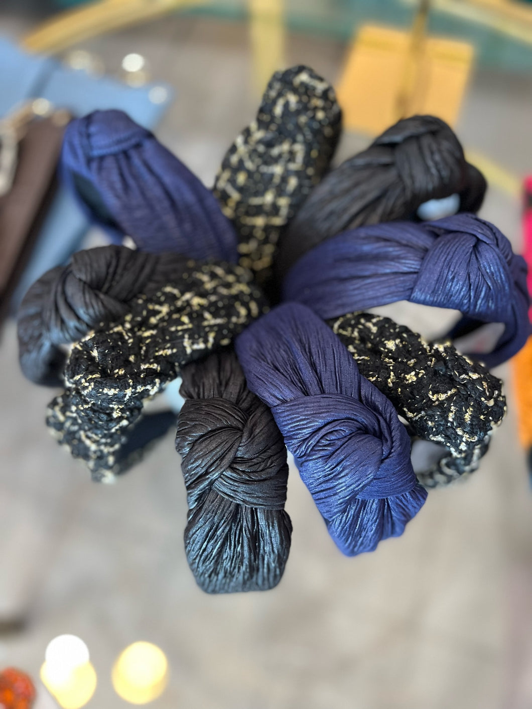 Black Knotted Headband