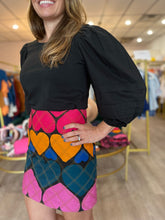 Load image into Gallery viewer, Full of Hearts Mini Skirt
