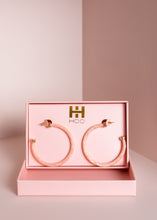 Load image into Gallery viewer, Large Colored Hoop Earring
