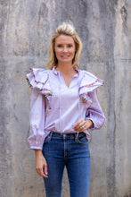 Load image into Gallery viewer, Grady Blouse in Mist
