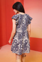 Load image into Gallery viewer, Kara Dress in Indigo Blossom
