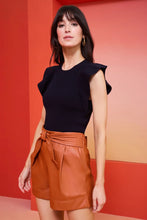 Load image into Gallery viewer, Sienna Vegan Leather Shorts
