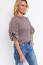 Load image into Gallery viewer, Walnut Tee w/Twist Sleeve

