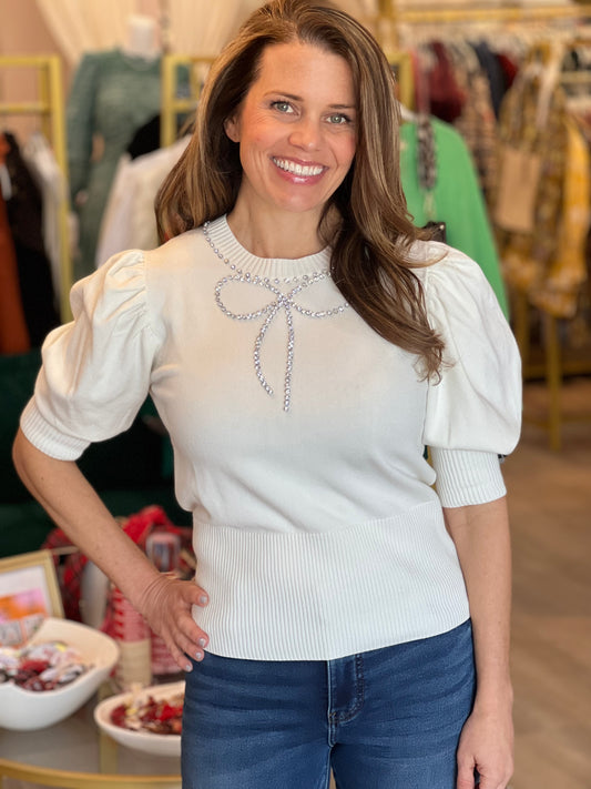 Jovie Sweater in Winter White