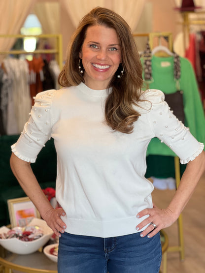 Chelsea Sweater in White
