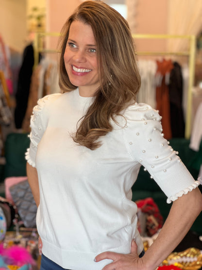 Chelsea Sweater in White