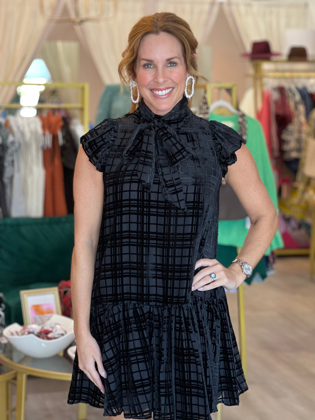 Roanne Dress in Black