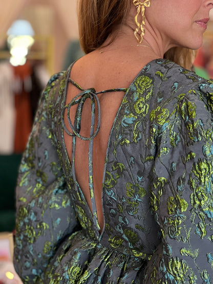 Divine Dress in Blue Green