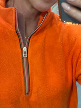 Load image into Gallery viewer, Faux Sherpa Tunic in Tangerine
