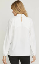 Load image into Gallery viewer, White Cowl Neck Blouse
