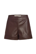 Load image into Gallery viewer, Mia Vegan Leather Short in Java
