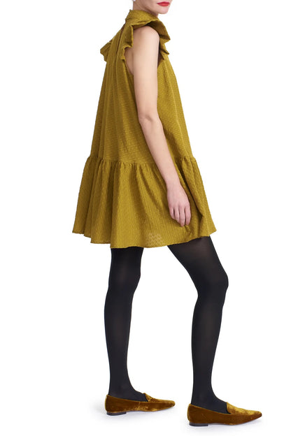 Charlotte Mini Dress in Tobacco