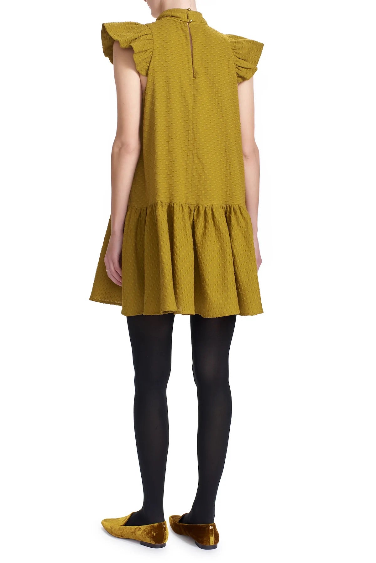 Charlotte Mini Dress in Tobacco
