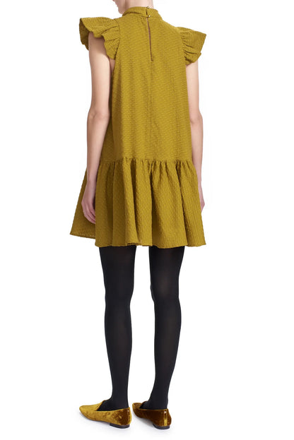 Charlotte Mini Dress in Tobacco