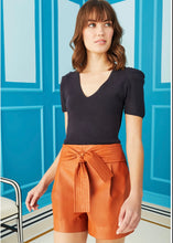Load image into Gallery viewer, Sienna Vegan Leather Shorts

