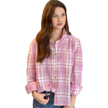 Load image into Gallery viewer, Pink Plaid Button Down Shirt
