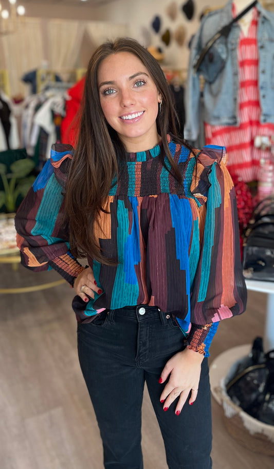 Cates Top in Stripe