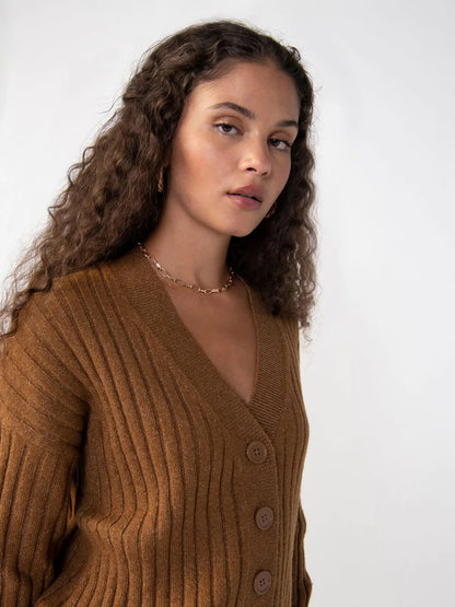 Cozy Cardi in Spice