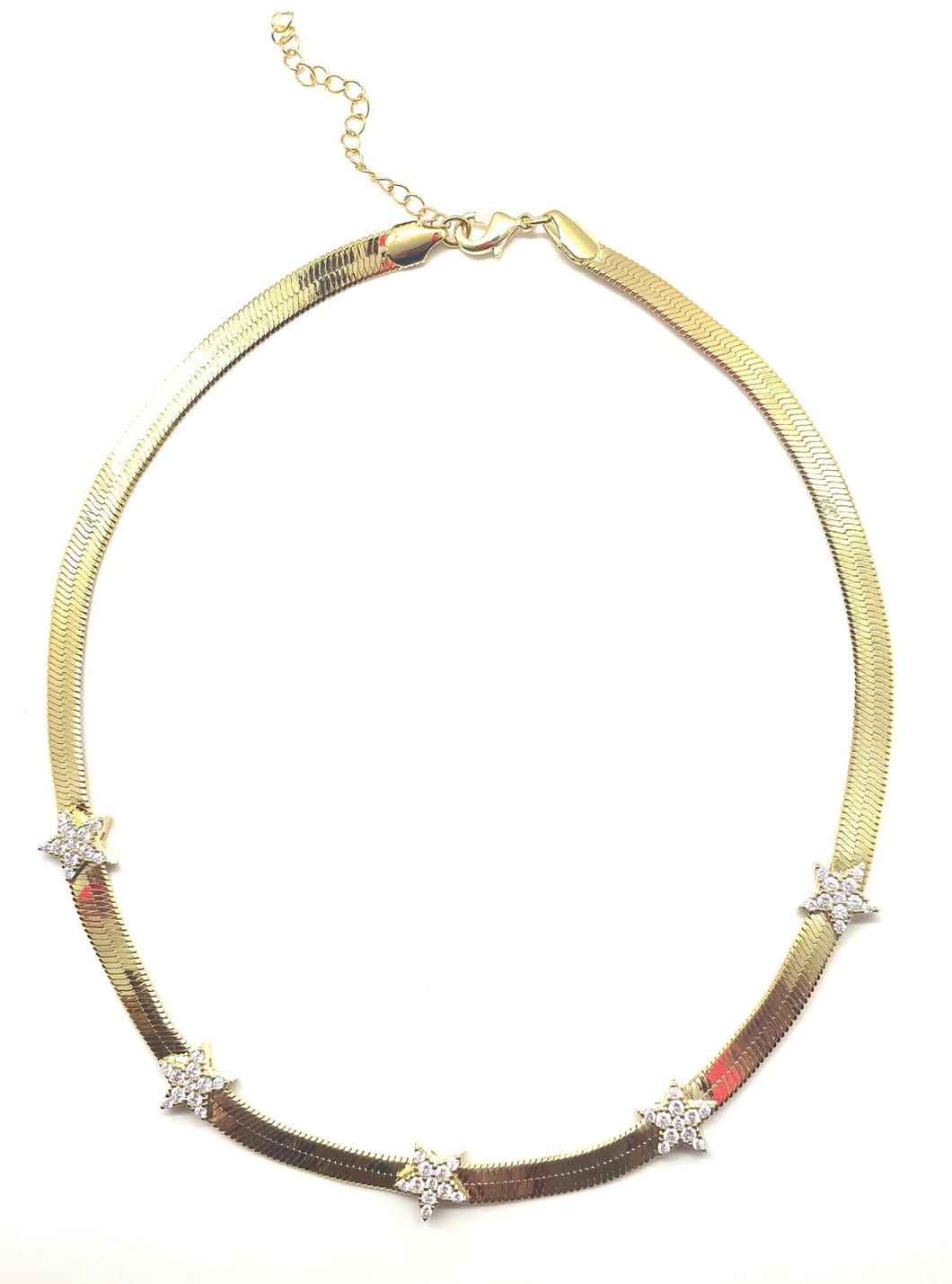 Star Herringbone Necklace