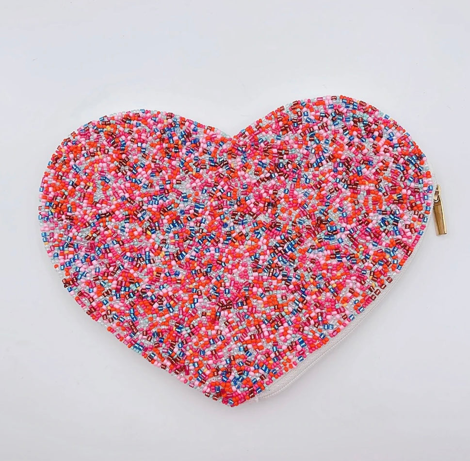 Sprinkles Heart Pouch