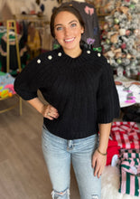 Load image into Gallery viewer, Chandler Sweater in Black
