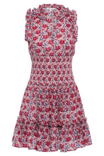 Load image into Gallery viewer, Morgan Dress in Red/Blue Floral

