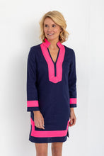 Load image into Gallery viewer, Navy LS Classic Tunic w/Twill Tape
