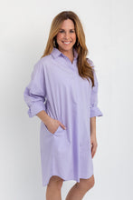 Load image into Gallery viewer, Preppy Dress in Lavender Heart
