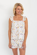Load image into Gallery viewer, Eyelet Embroidered Shorts in White Floral
