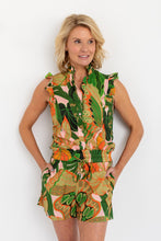 Load image into Gallery viewer, Pink Tulum Button Front Top
