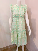 Load image into Gallery viewer, Green Plaid Midi Dress
