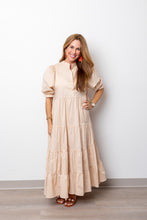 Load image into Gallery viewer, Sand Puff Sleeve Tiered Dress
