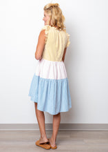 Load image into Gallery viewer, Colorblock Poplin Dress
