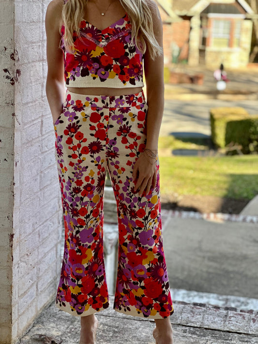 Kasey Pant in Vintage Flowers