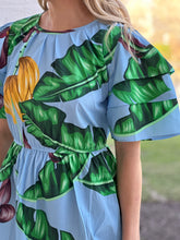 Load image into Gallery viewer, Haley Dress in Leaf Print
