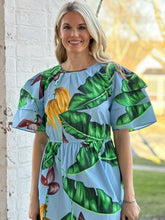 Load image into Gallery viewer, Haley Dress in Leaf Print
