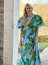 Load image into Gallery viewer, Haley Dress in Leaf Print
