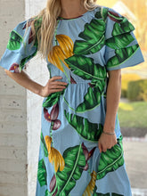 Load image into Gallery viewer, Haley Dress in Leaf Print
