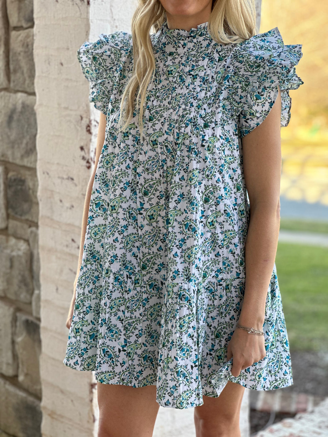Lily Dress in Paisley