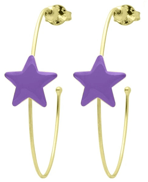Purple Star Hoop