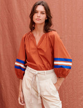Load image into Gallery viewer, Brick Top w/Varsity Stripe
