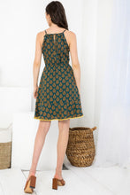 Load image into Gallery viewer, Sleeveless Dress w/Fall Leaf Print
